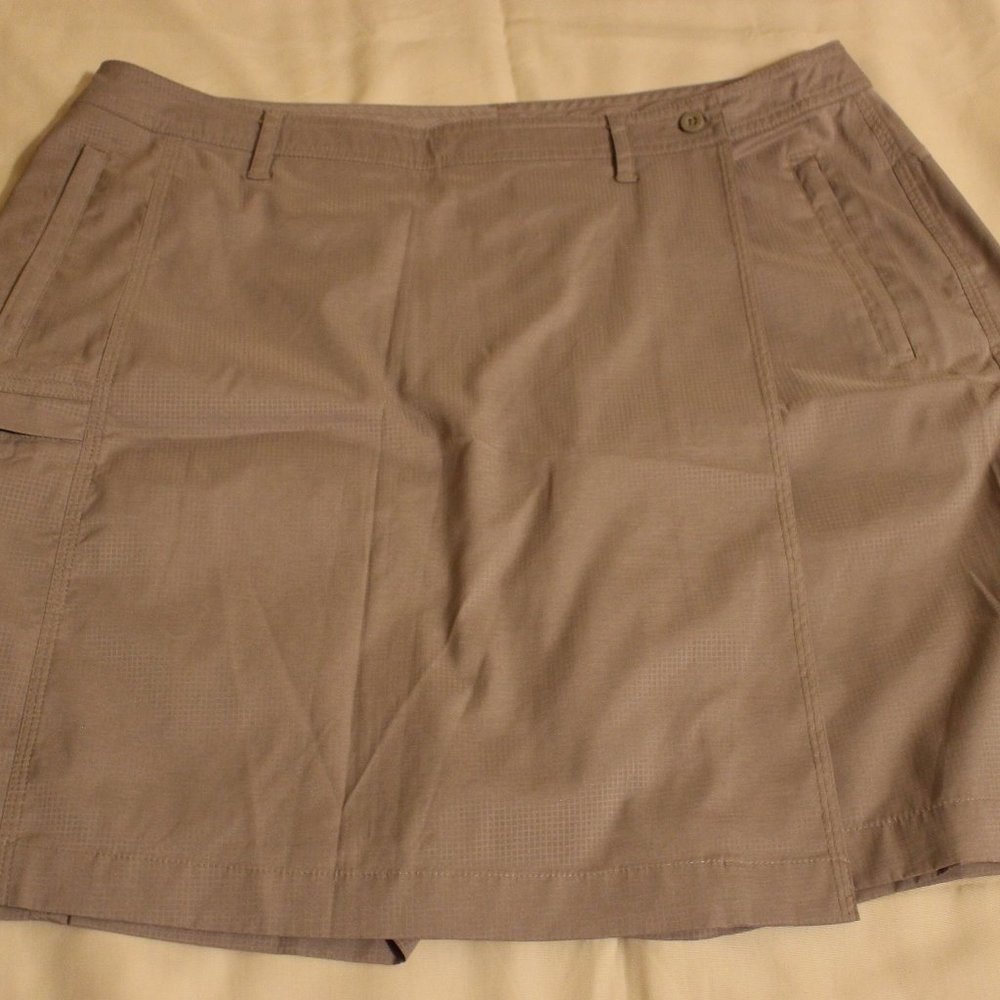 Large Beige Avia Skort